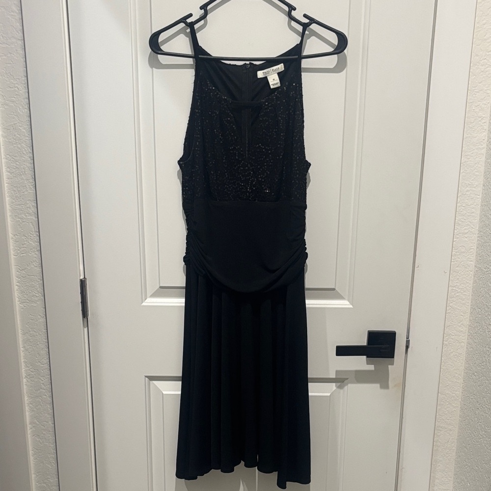 White House Black Market Black Backless Dress